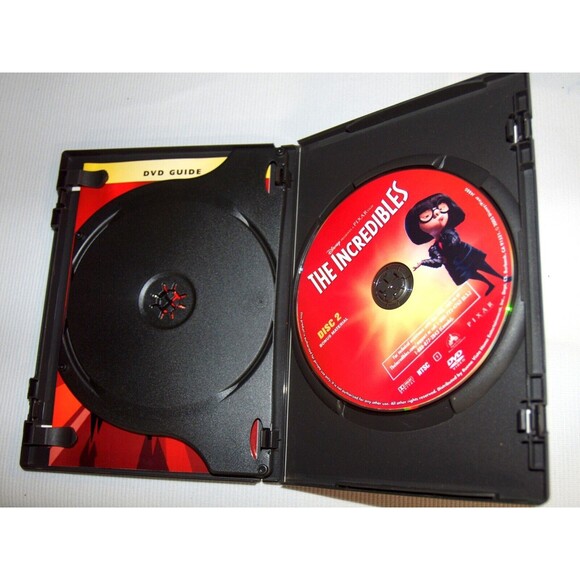 The Incredibles (DVD, 2004) Full Screen 2 DVD's Disney Pixar Bonus Features - Picture 4 of 4